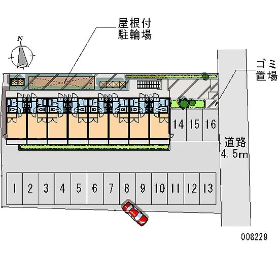 ★手数料０円★さいたま市桜区下大久保　月極駐車場（LP）